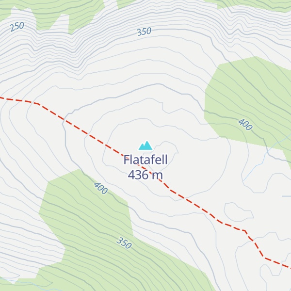 Map of Flatafell