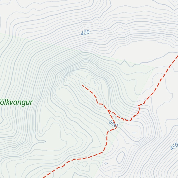 Map of Vífilsfell