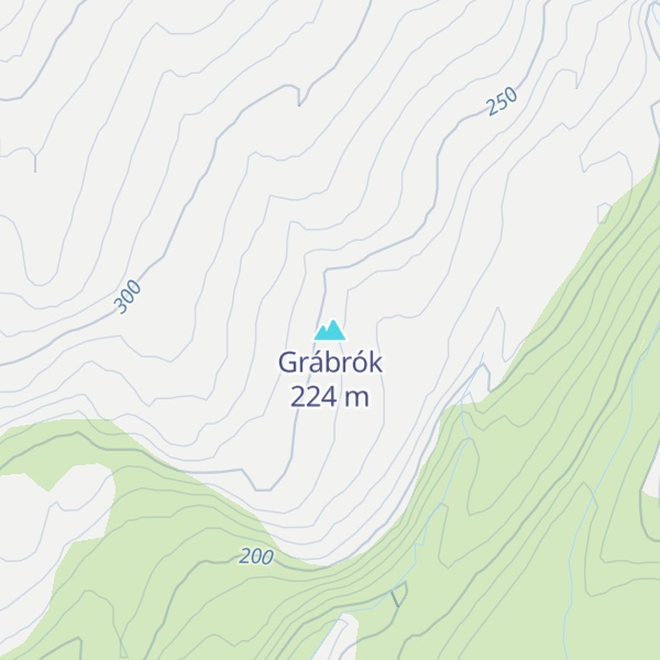 Map of Grábrók