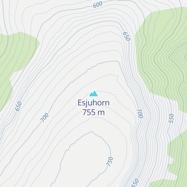 Map of Esjuhorn