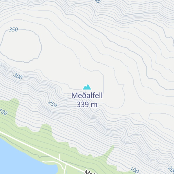 Map of Meðalfell