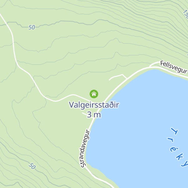 Map of Valgeirsstaðir
