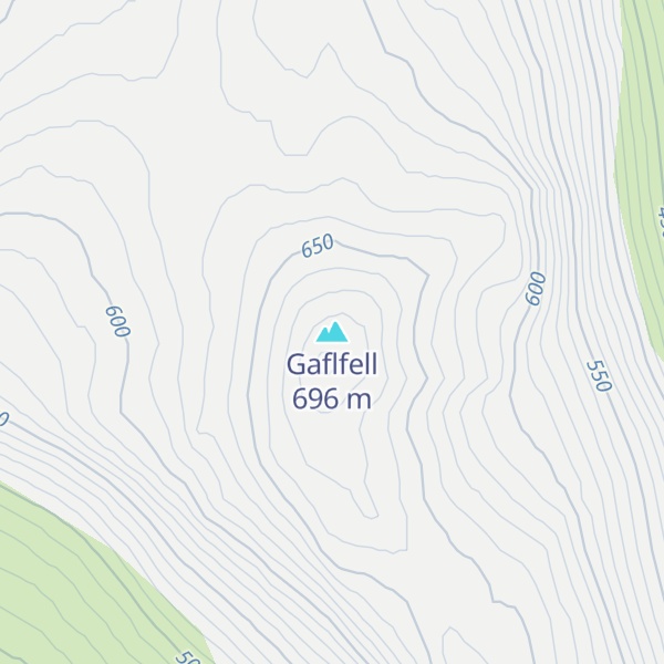 Map of Gaflfell