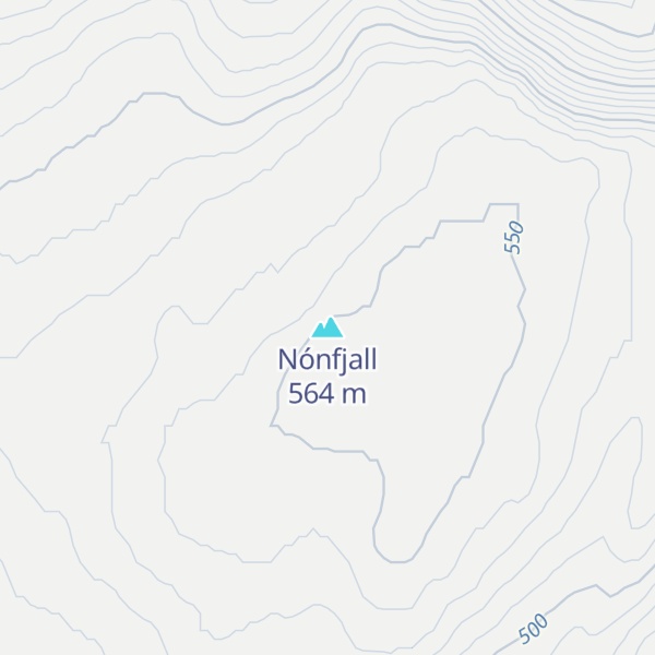 Map of Nónfjall