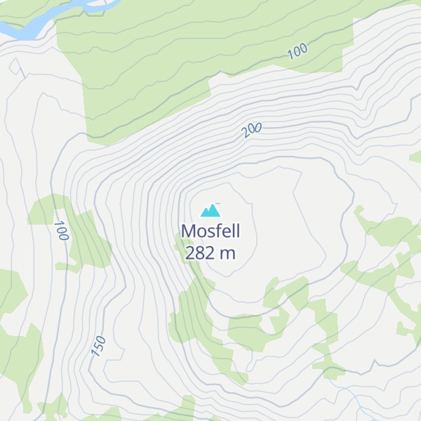 Map of Mosfell