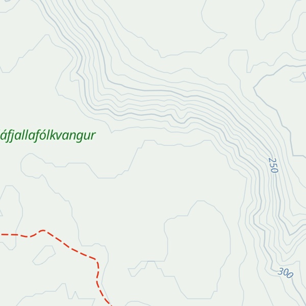 Map of Rjúpnadalshnúkar