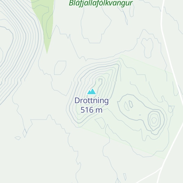 Map of Drottning