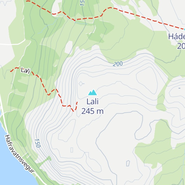 Map of Lali