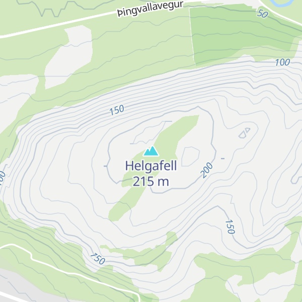 Map of Helgafell