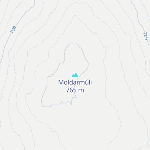 Map of Moldarmúli