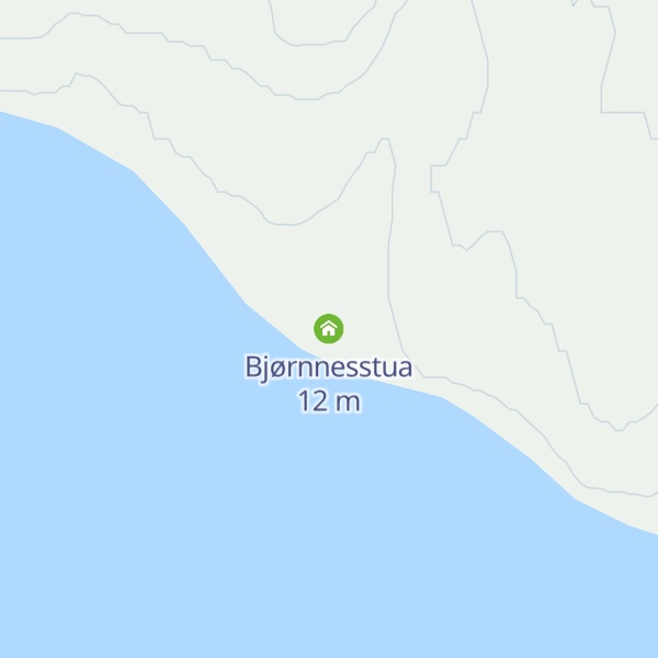 Map of Bjørnnesstua