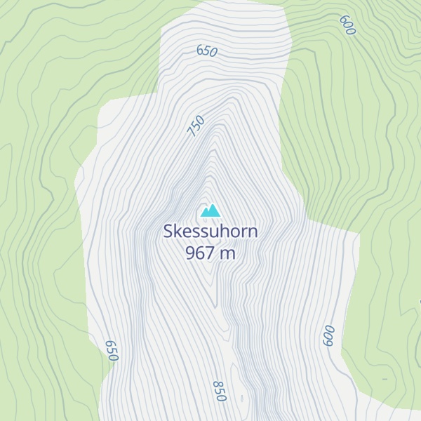 Map of Skessuhorn