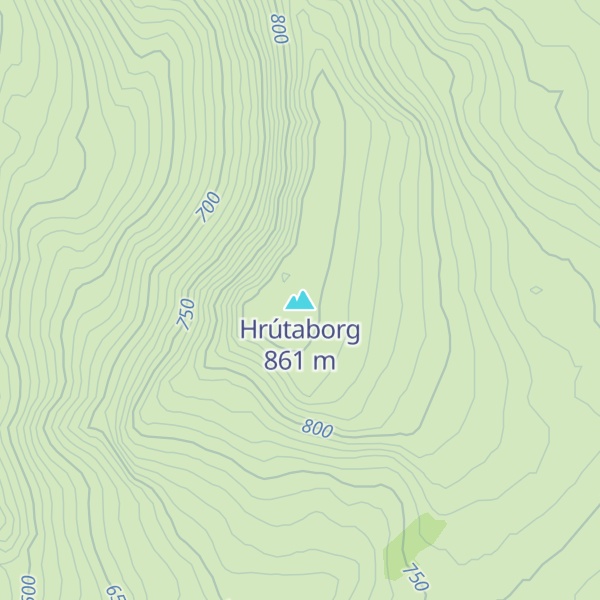 Map of Hrútaborg