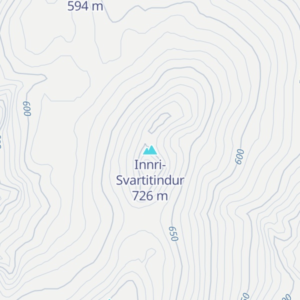 Map of Innri-Svartitindur
