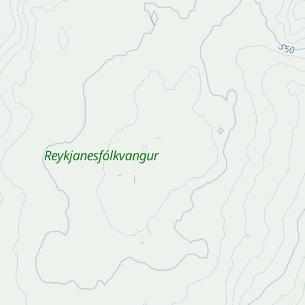 Map of Brennisteinsfjöll