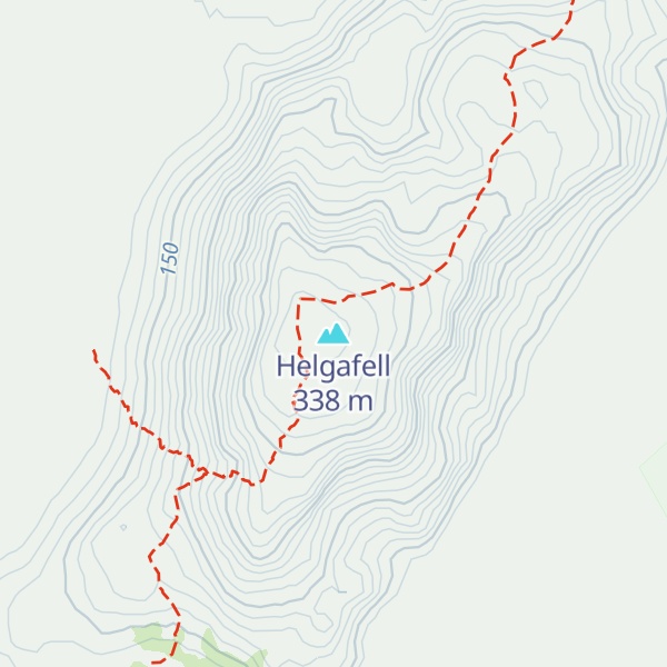 Map of Helgafell