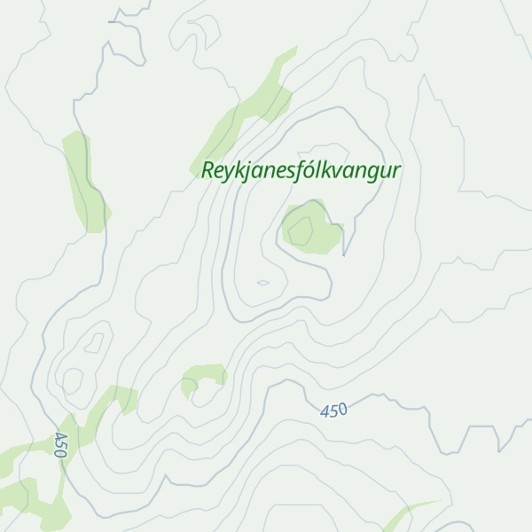 Map of Vörðufell