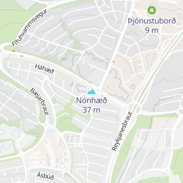 Map of Nónhæð