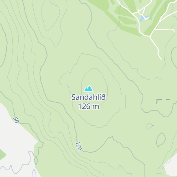 Map of Sandahlíð