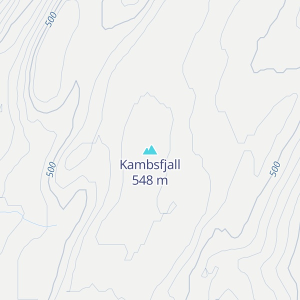 Map of Kambsfjall