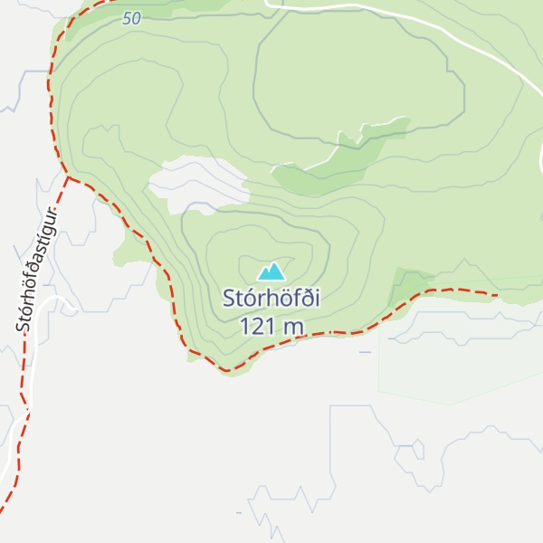 Map of Stórhöfði