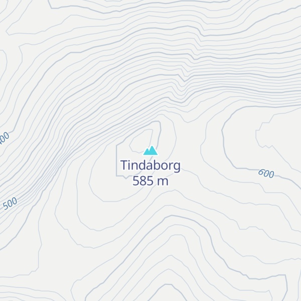Map of Tindaborg