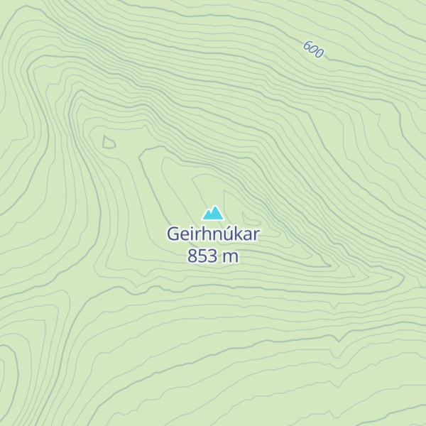 Map of Geirhnúkar