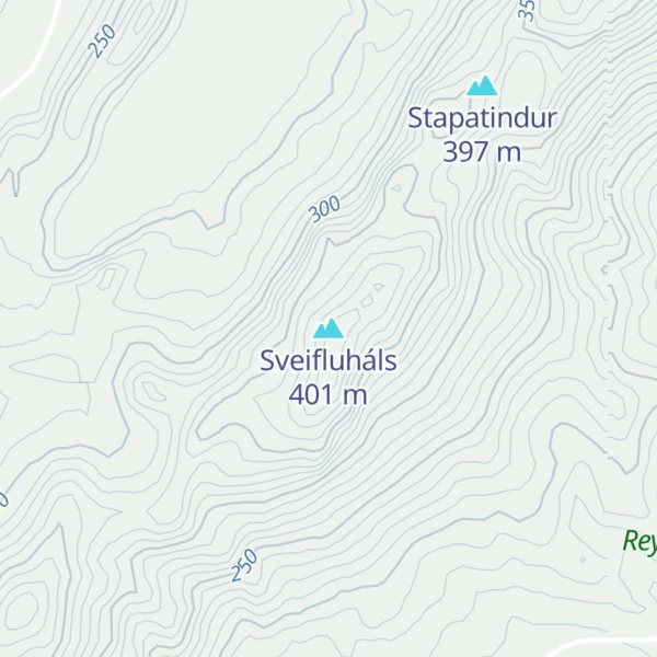 Map of Sveifluháls