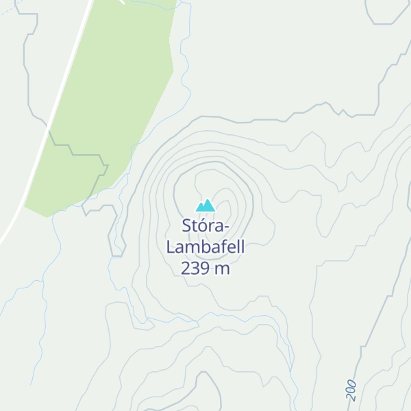 Map of Stóra-Lambafell