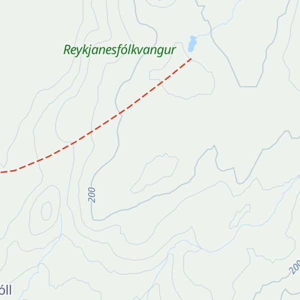 Map of Austurhengjahæð