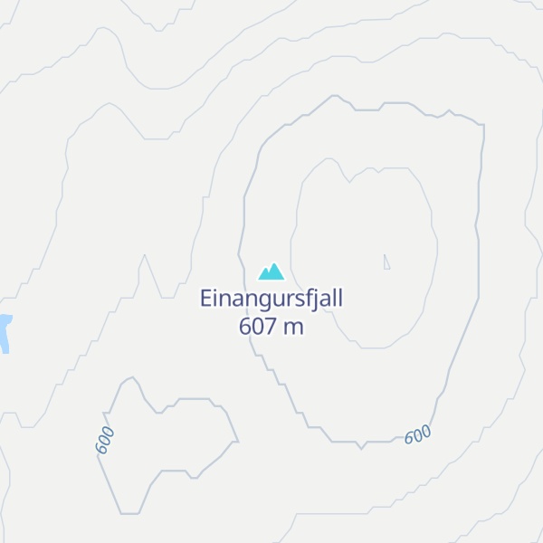 Map of Einangursfjall