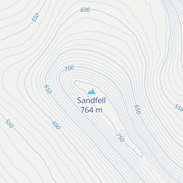 Map of Sandfell