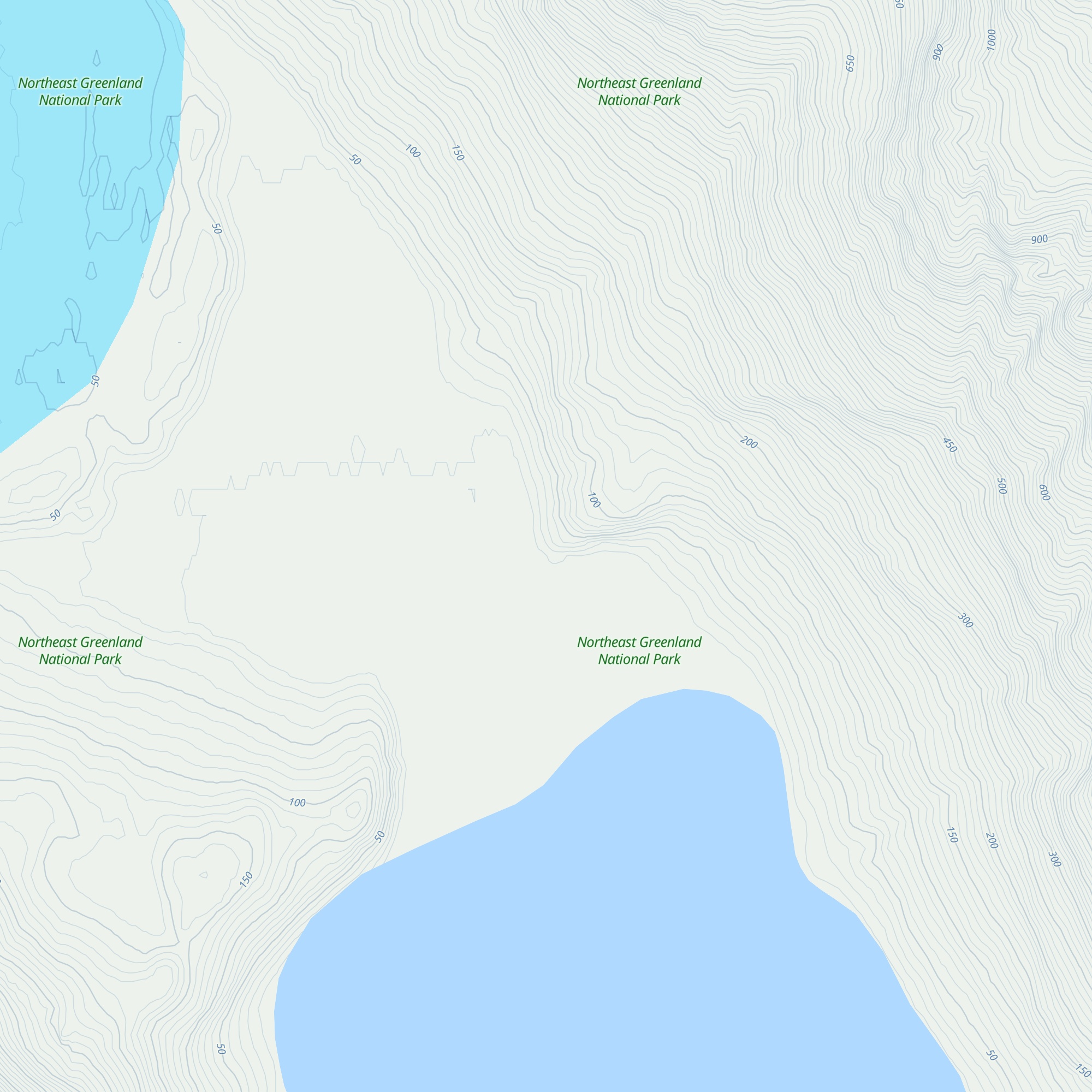 Bundhytten i Tyrolerfjorden map