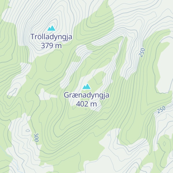 Map of Grænadyngja