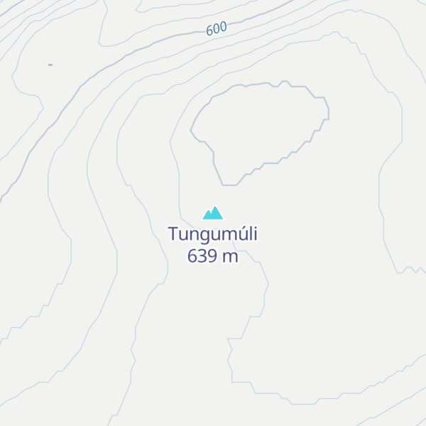 Map of Tungumúli