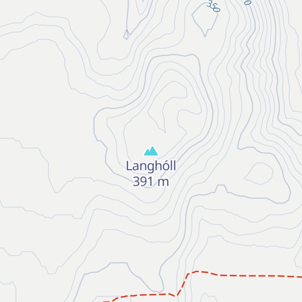 Map of Langhóll