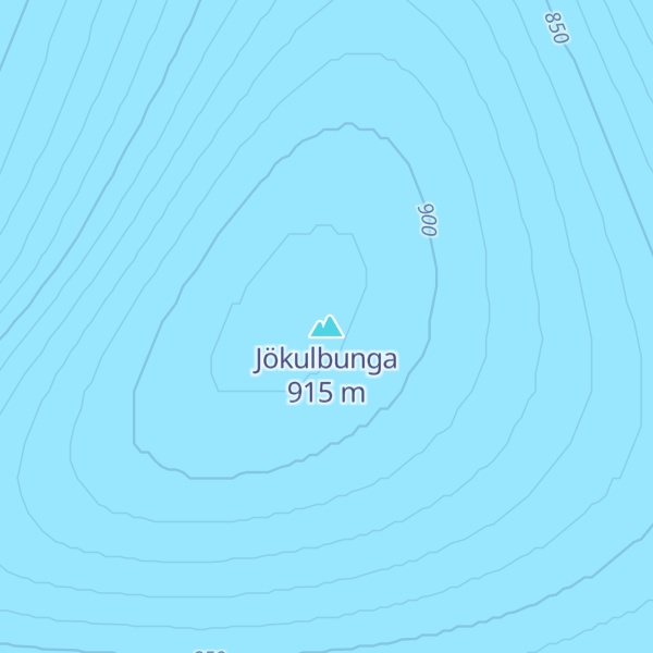 Map of Jökulbunga