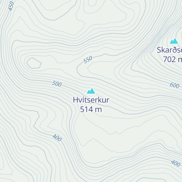 Map of Hvítserkur