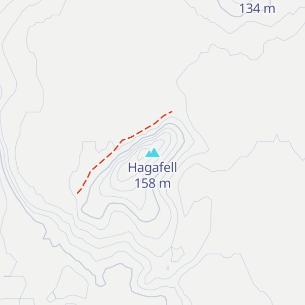 Map of Hagafell