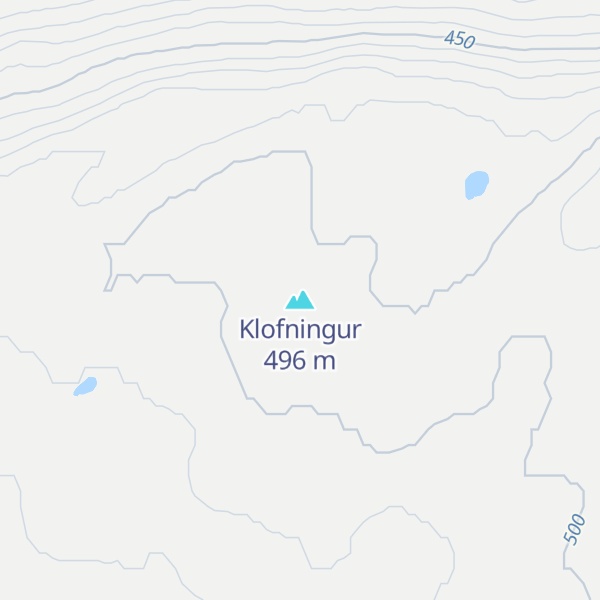 Map of Klofningur