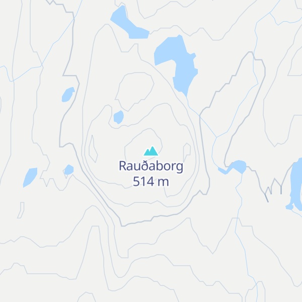 Map of Rauðaborg