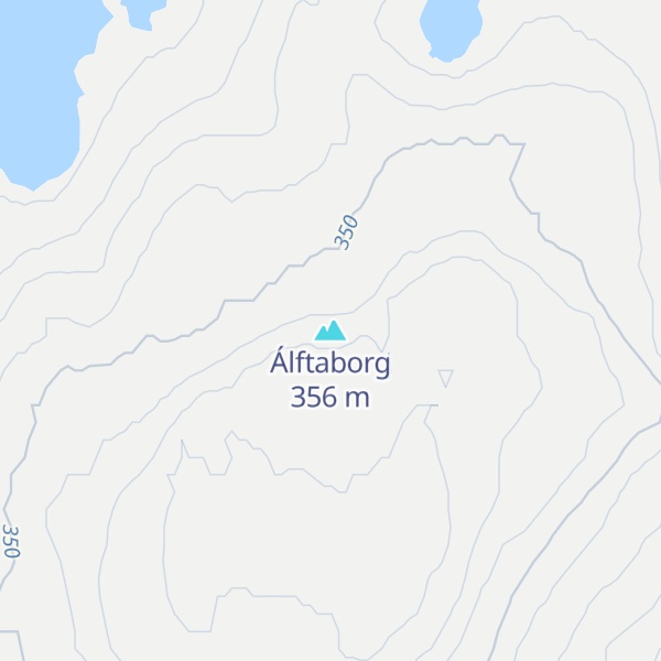 Map of Álftaborg