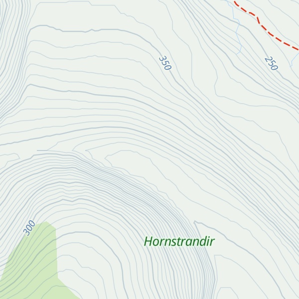 Map of Þórishorn