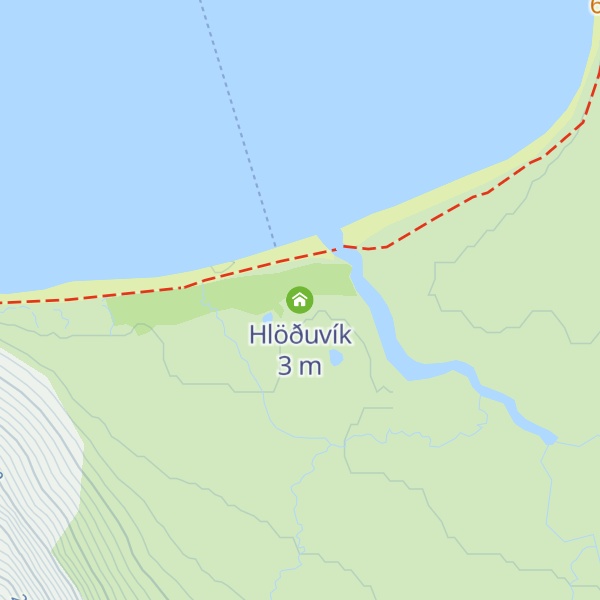 Map of Hlöðuvík