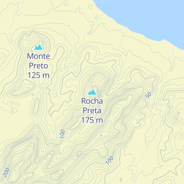 Map of Rocha Preta