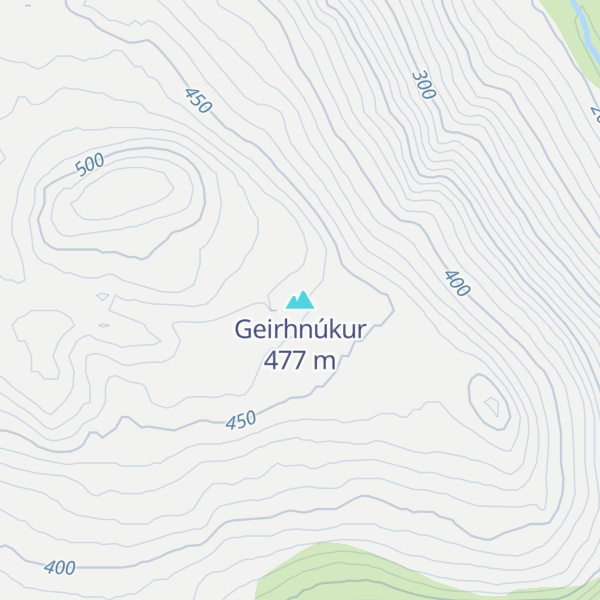 Map of Geirhnúkur