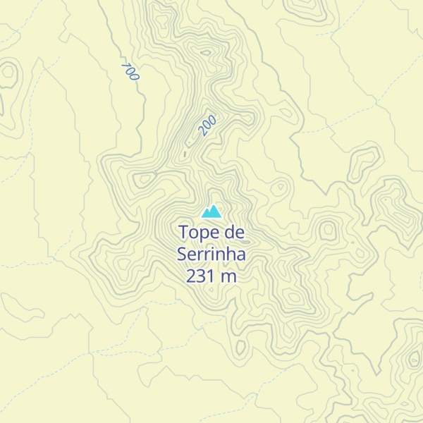 Map of Tope de Serrinha