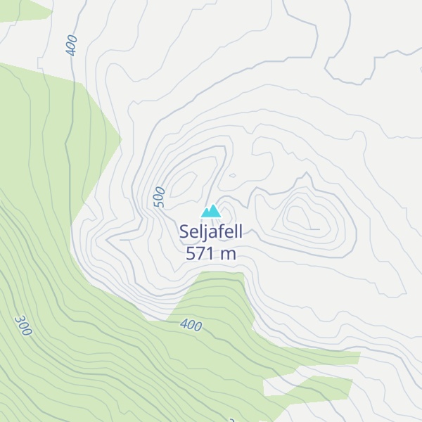 Map of Seljafell