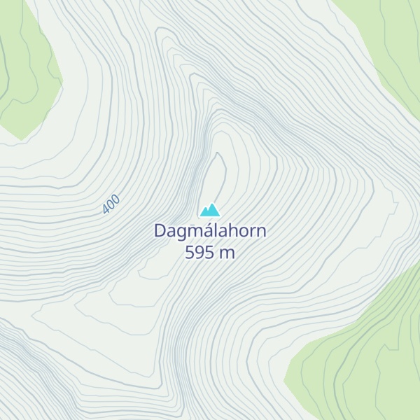 Map of Dagmálahorn