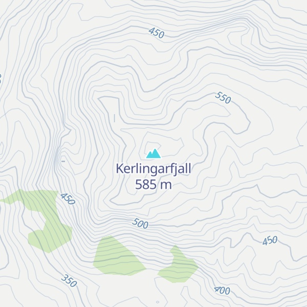 Map of Kerlingarfjall